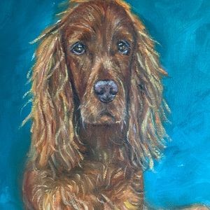 Irish Setter Original Painting
